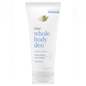 3 Dove Whole Body Women's Deodorant Invisible Cream Aluminum Free 2.5 OZ each